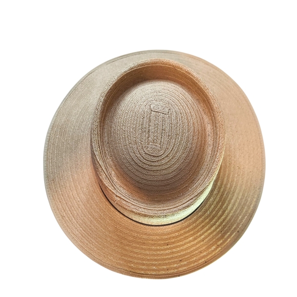 Akubra Hemp/Leather Balmoral Hat Size 62 Australian Great Condition - Picture 5 of 7